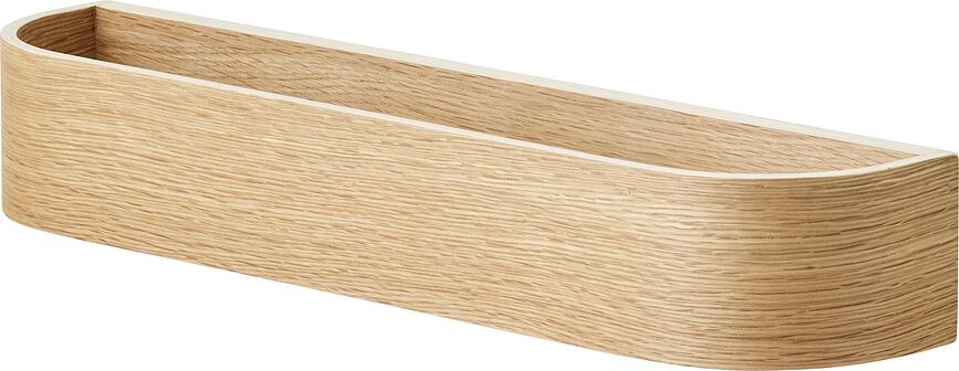 Perchero de pared de roble natural Epoch, 50 cm