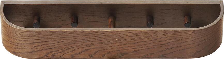 Perchero de pared de roble natural Epoch, 50 cm