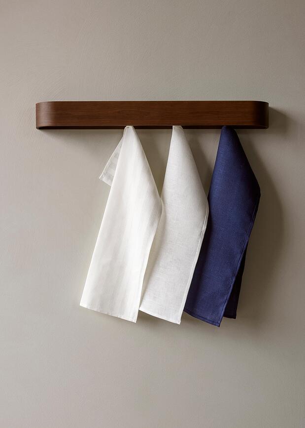 Perchero de pared Epoch, 79 cm, roble oscuro