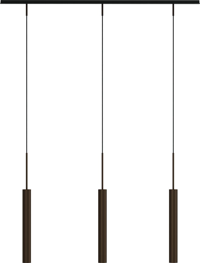 Piekaramā lampa Tubulaire trīskārša 130 cm