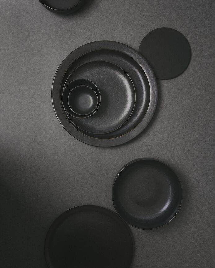 Plato llano y tapa New Norm, 17,5 cm, marrón oscuro