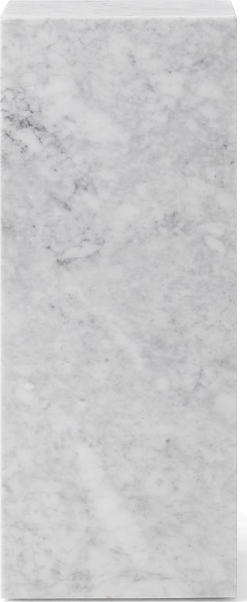 Plinth Βοηθητικό Τραπέζι, ψηλό, μάρμαρο Carrara