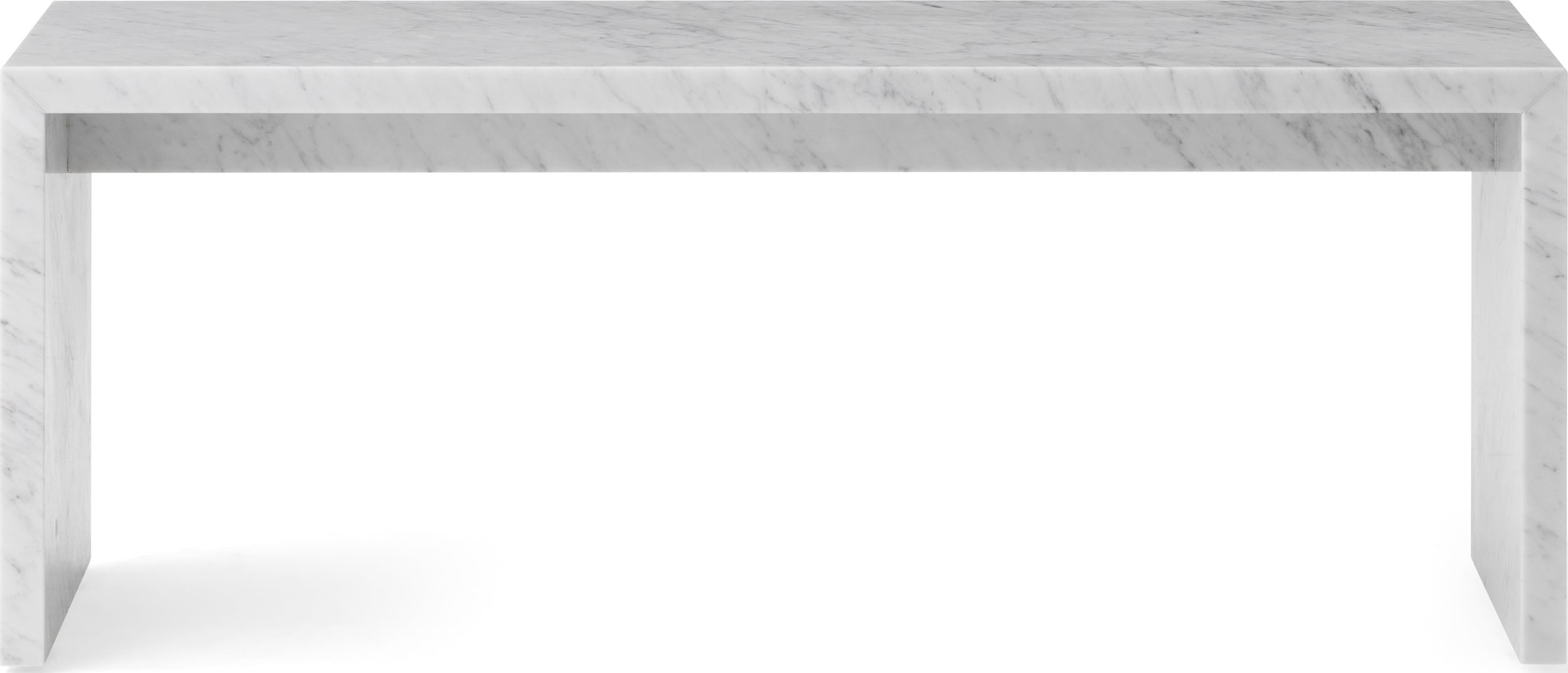 Plinth Bridge Carrara Kaffeetisch 100 cm