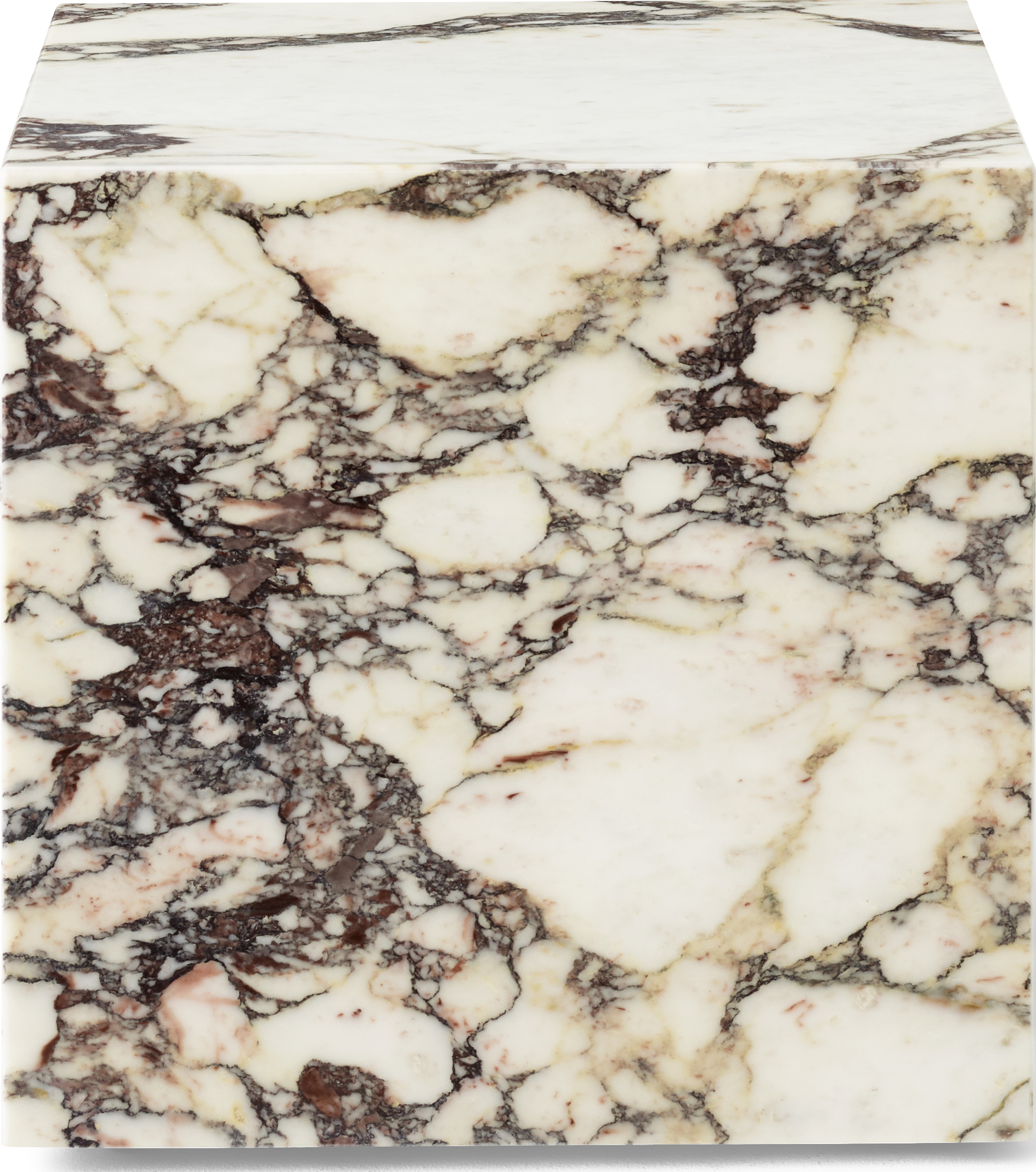 Plinth Calacatta Viola Beistelltisch 40 x 40 cm