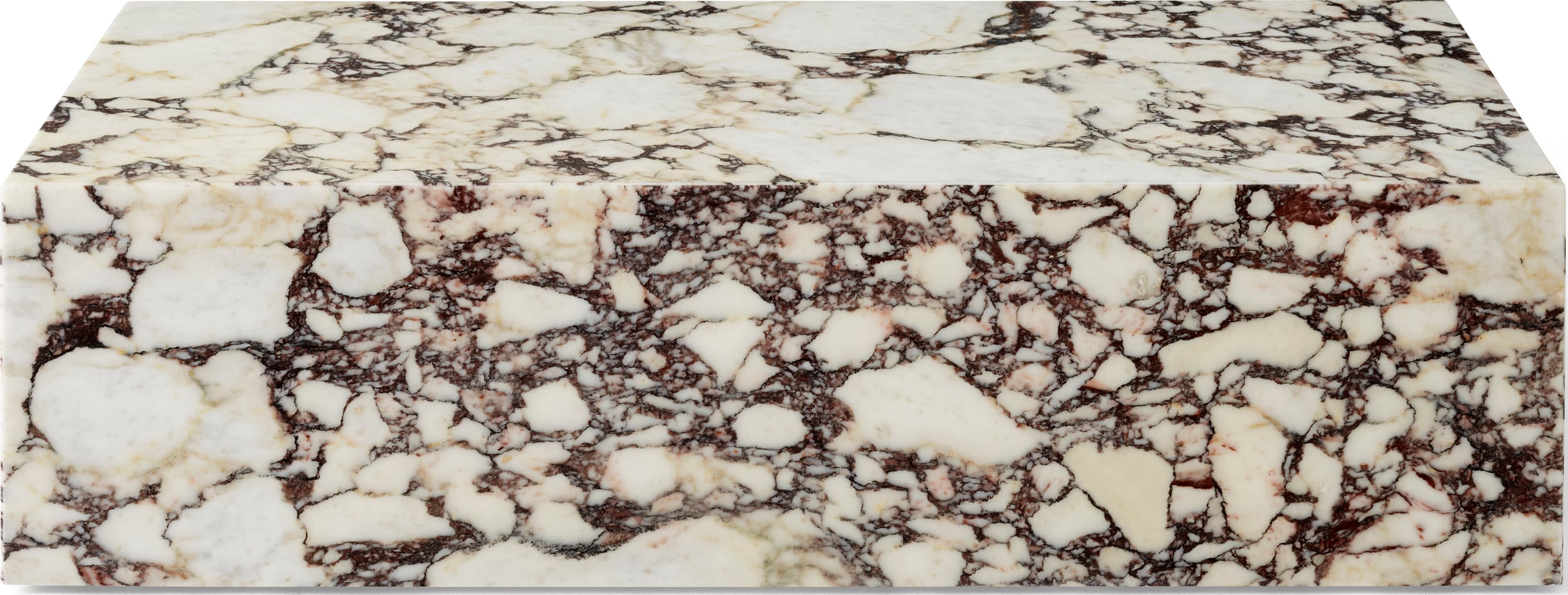 Plinth Calacatta Viola Kaffeetisch 100 cm