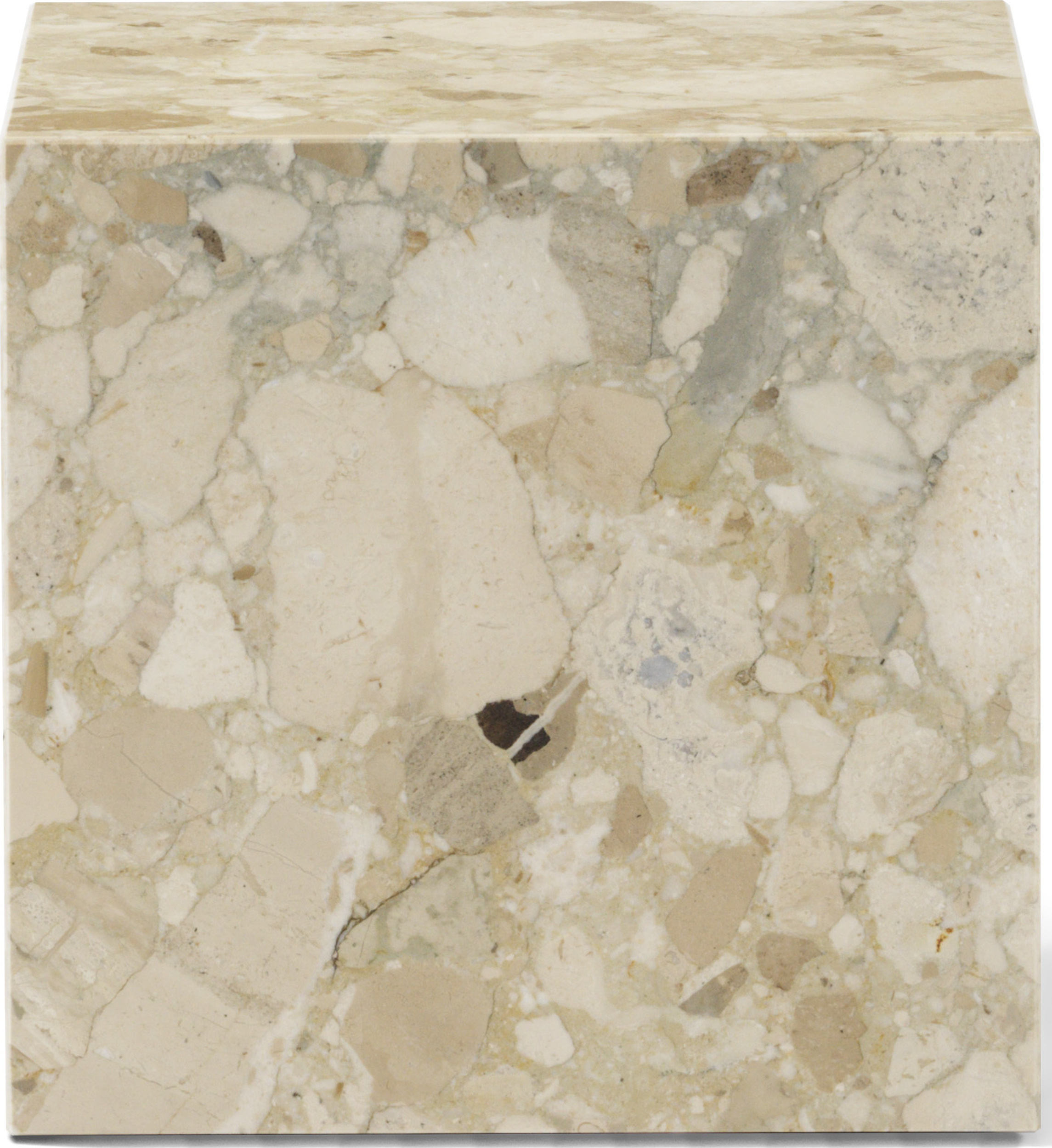 Plinth Kunis Breccia Beistelltisch 40 x 40 cm