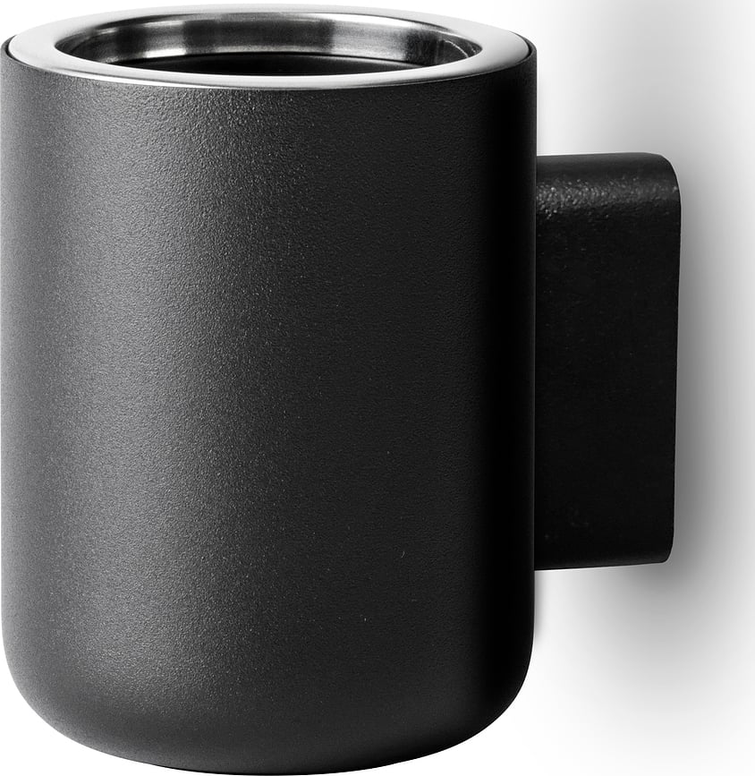 Portacepillos de pared Menu, negro