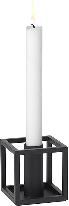 Portavelas Kubus 1, negro