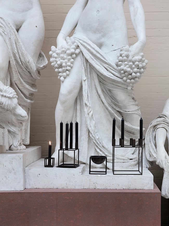 Portavelas Kubus 4, blanco