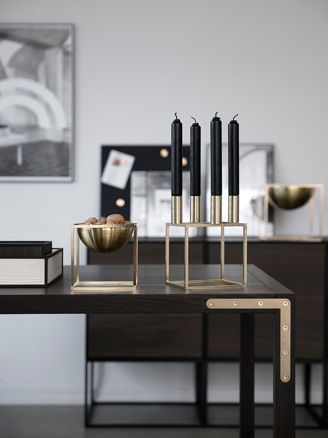 Portavelas Kubus 4, blanco