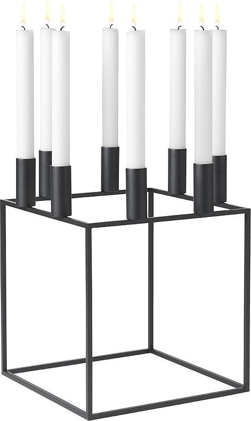 Portavelas Kubus 8, blanco