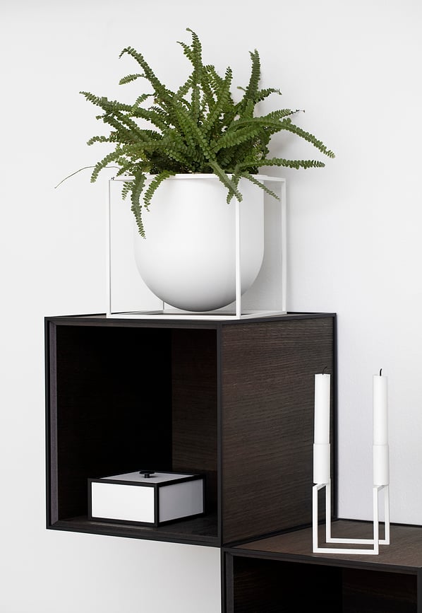 Candelabro Line, blanco