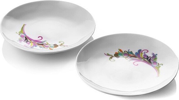 Raw Diamonds Assiettes à Dessert, Lot de 2