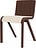 Ready Jasmine Stuhl dunkle Eiche mit gepolstertem Sitz