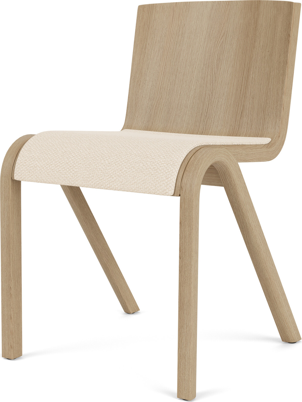 Ready Jasmine Stuhl helle Eiche mit gepolstertem Sitz