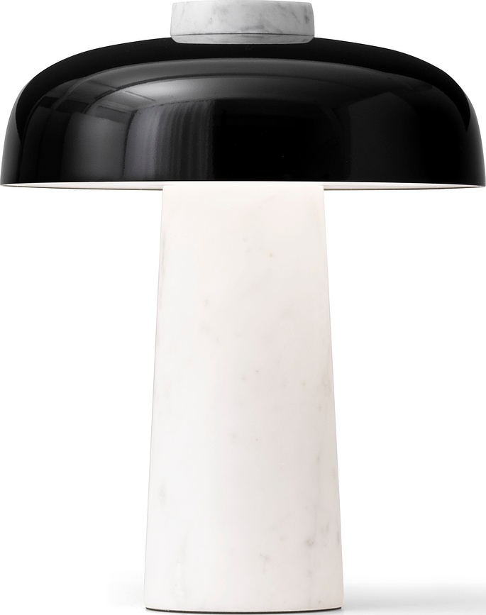 Reverse Lampa stolna crno-bijela