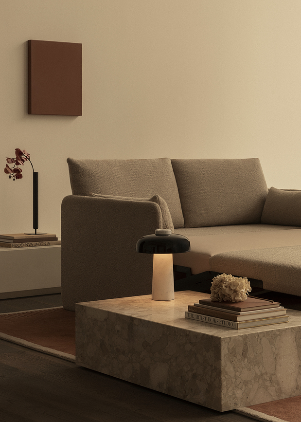 Reverse Lampe de Table, noire et blanche