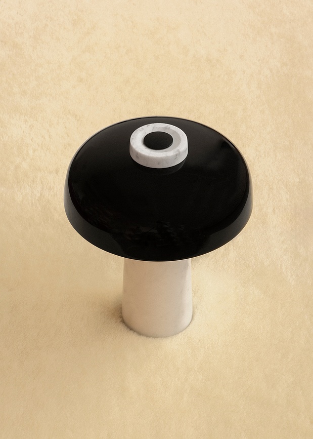 Reverse Lampe de Table, noire et blanche