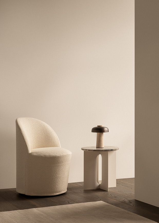 Reverse Lampe de Table sans fil, en travertin