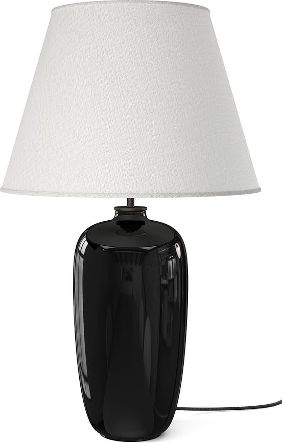 Stolná lampa Torso 57 cm čierno-biela