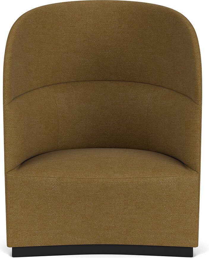 Tearoom Bouclé Kõrge seljatoega tugitool 89 cm kollane USB pesaga