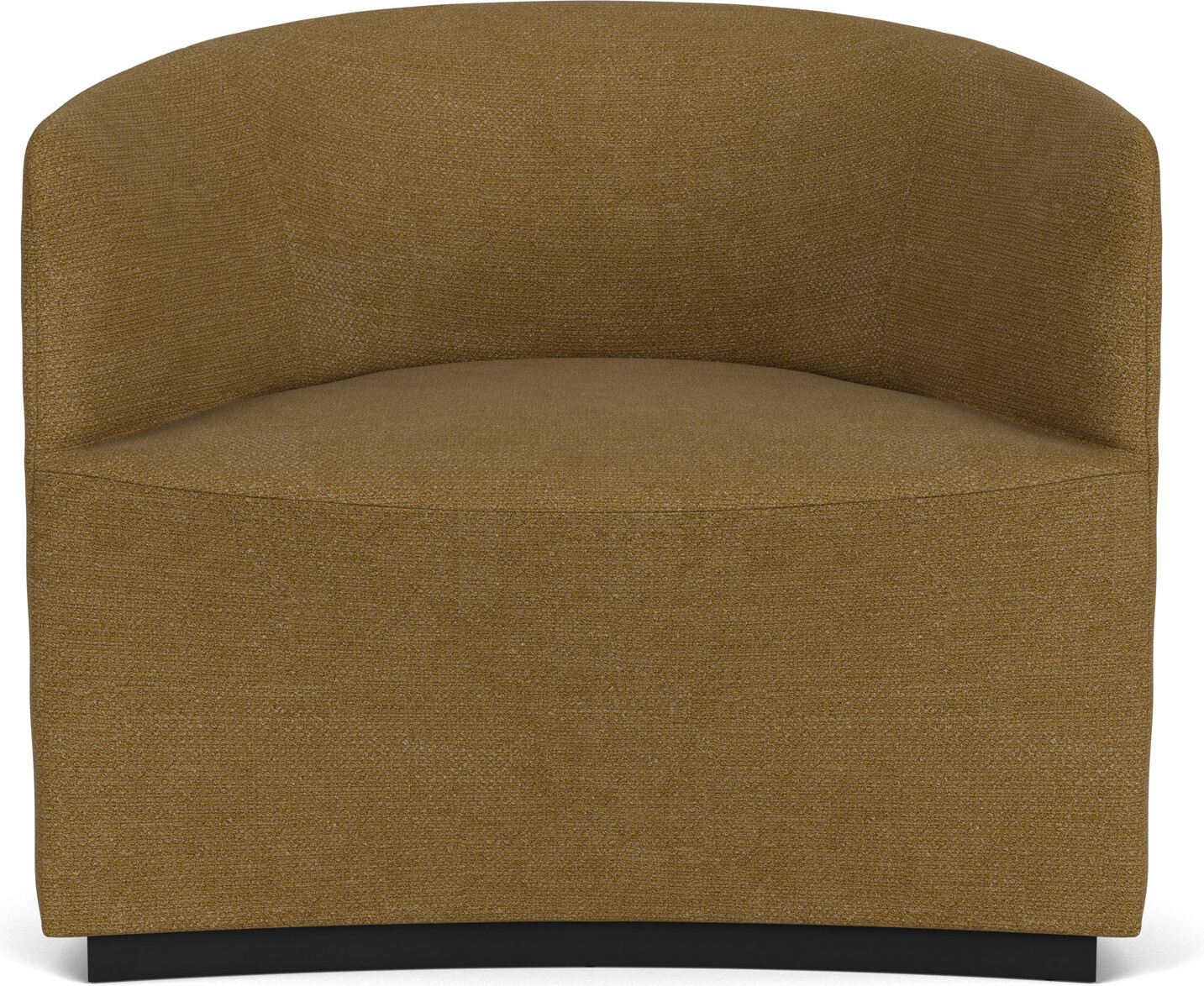 Tearoom Bouclé Sessel 89 cm gelb