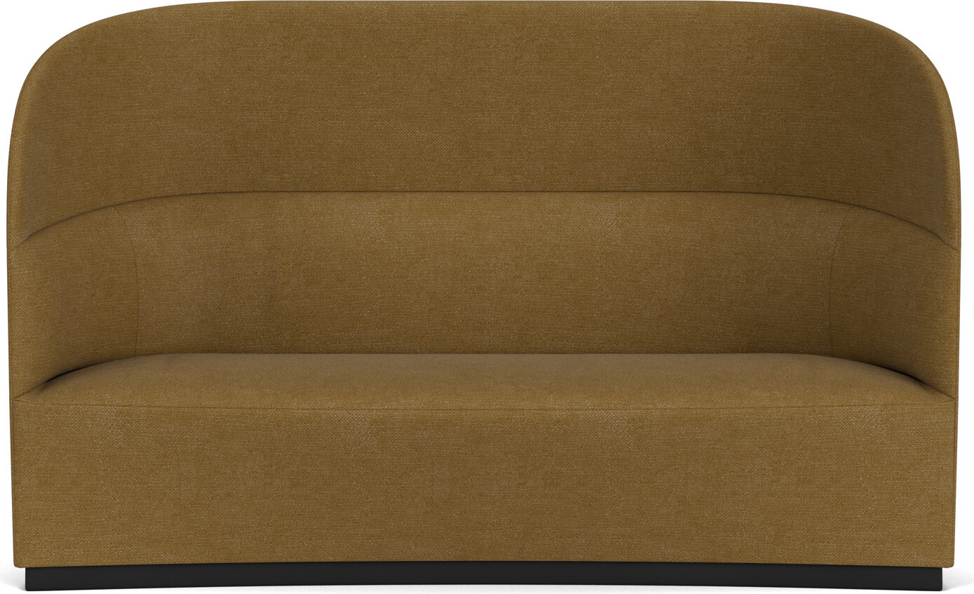 Tearoom Bouclé Sofa mit hoher Rückenlehne, 190 cm, gelb
