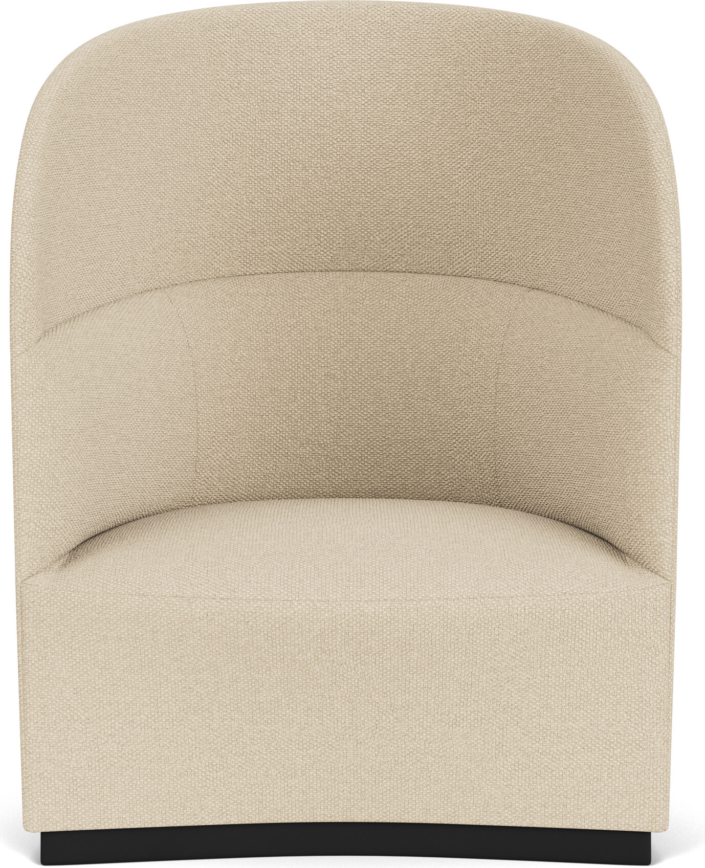 Tearoom Sessel mit hoher Rückenlehne 89 cm sandfarbig