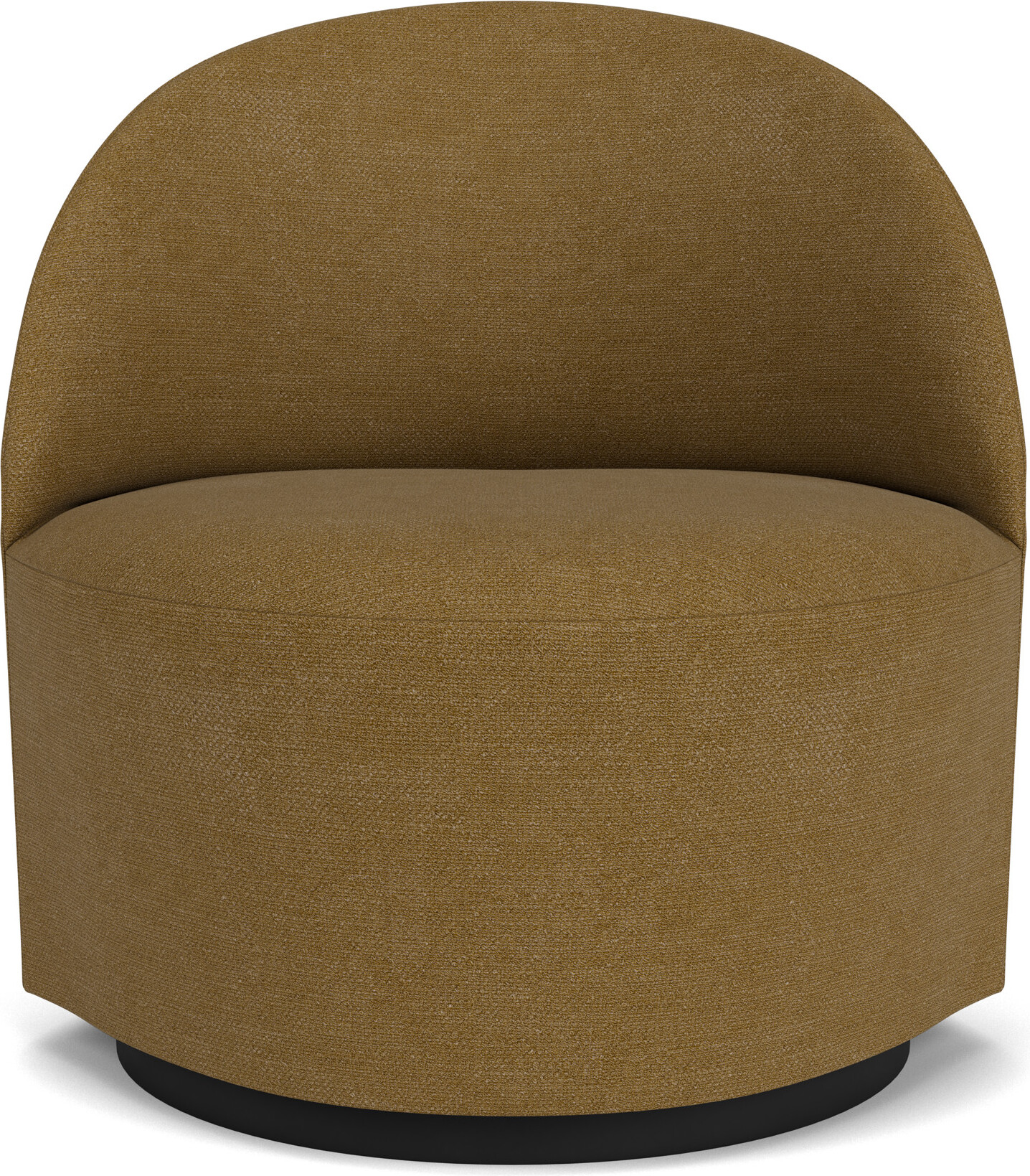 Tearoom Swivel Bouclé Drehsessel 72,5 cm gelb