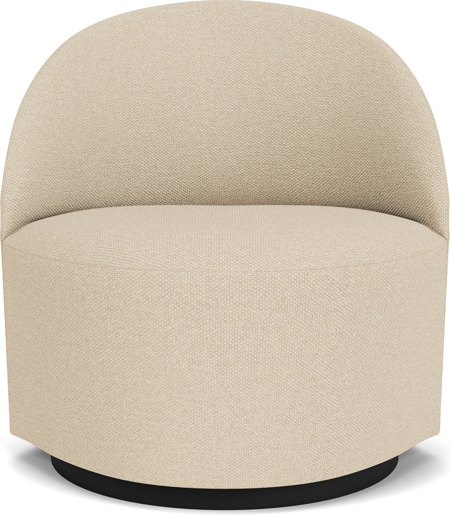 Tearoom Swivel Drehsessel 72,5 cm sandfarbig