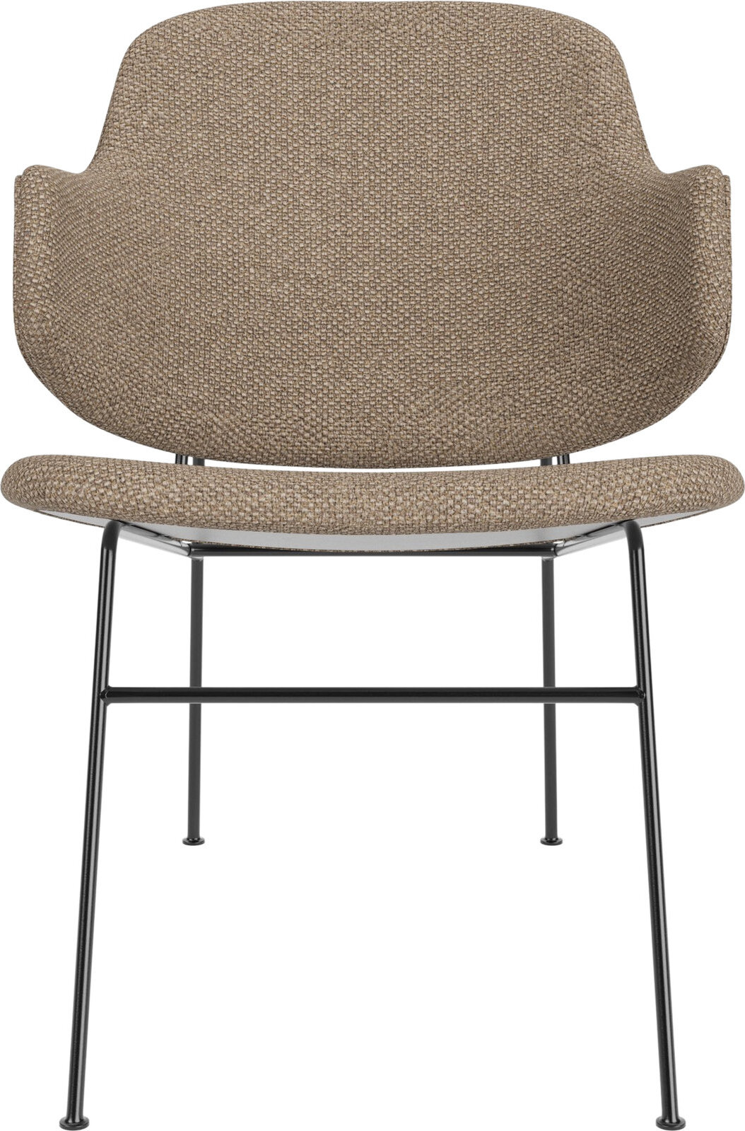 The Penguin Lounge Stuhl, gepolstert, beige