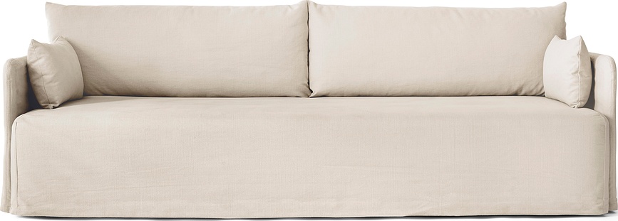 Třímístná pohovka Offset Cotlin s krytem krémová