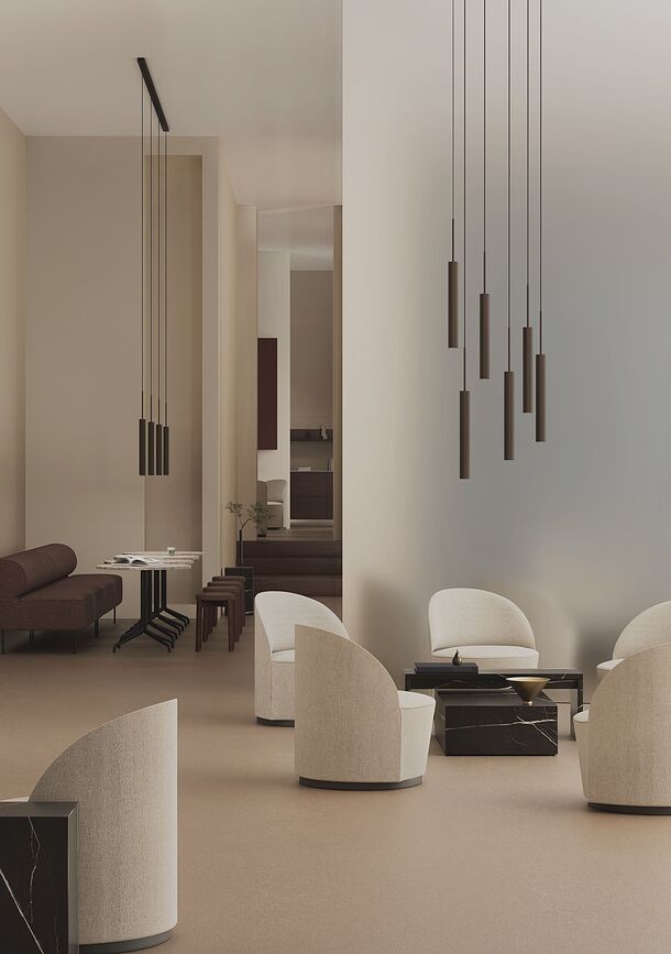 Tubulaire Suspension 6 lumières