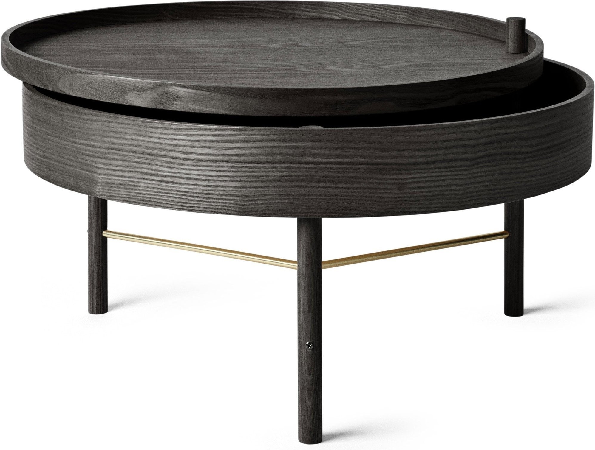 Turning Table Kaffeetisch dunkle Esche