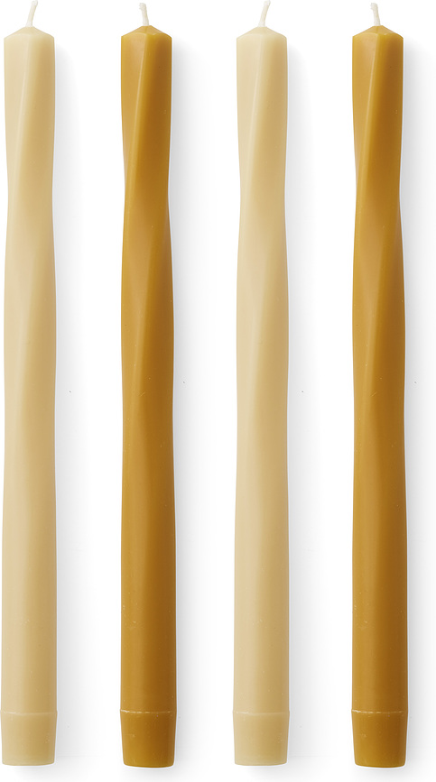 Twist Tapered Sveče, 4 kosi