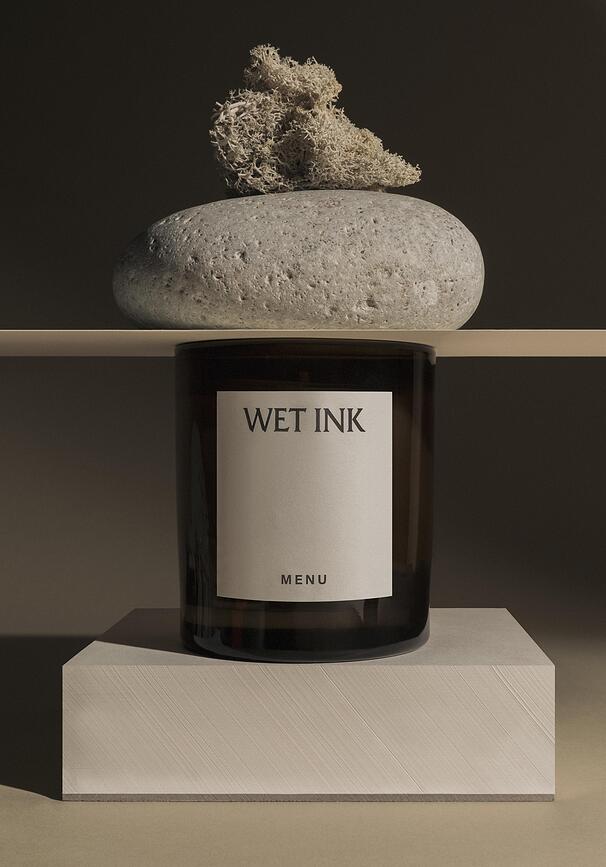 Vela aromática Olfacte Midnight Soak, 10 cm