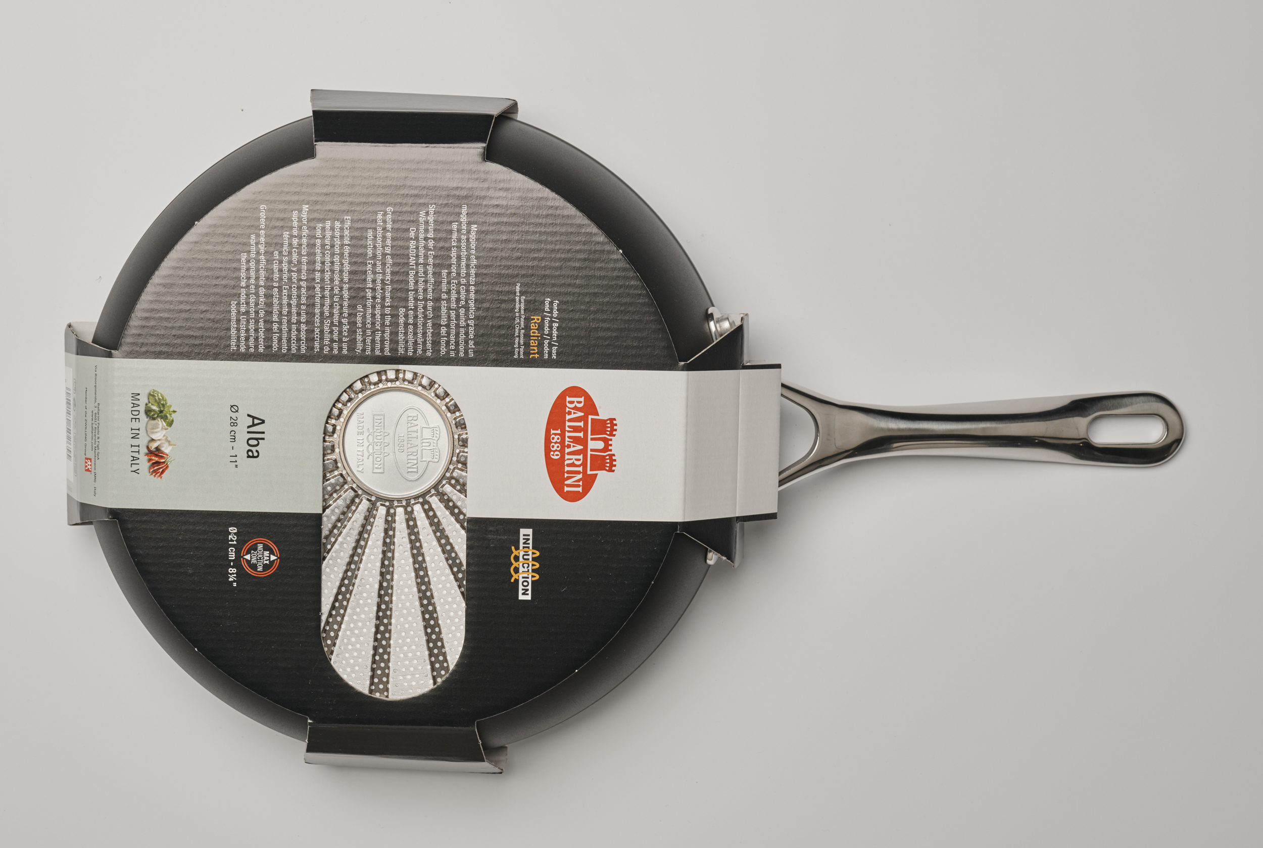 Ceramic Frying Pan with Thermopoint (d.24 cm)