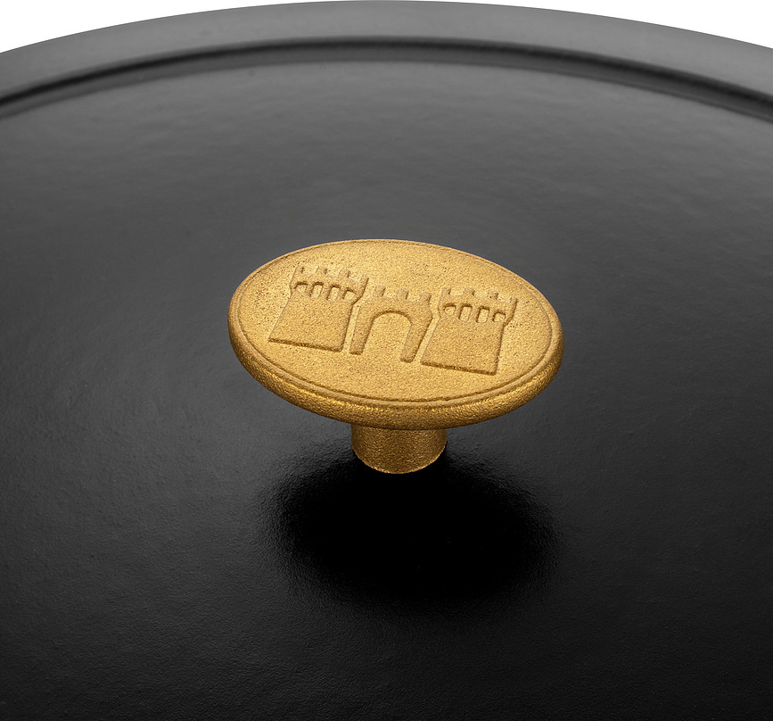 Bellamonte Κατσαρόλα οβάλ, 6,5 λίτρα, μαύρη