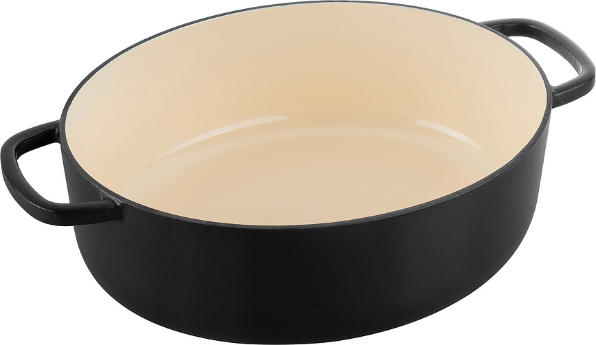 Bellamonte oval gryde 2,2 l, sort