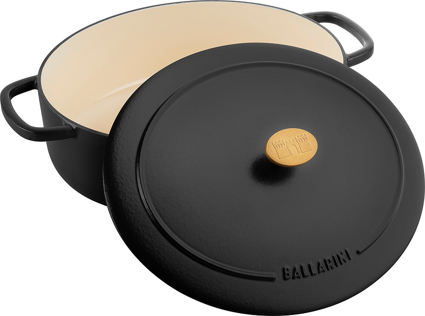 Bellamonte oval gryde 4,5 l, sort