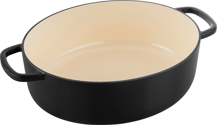 Bellamonte oval gryde 5,5 l, rød