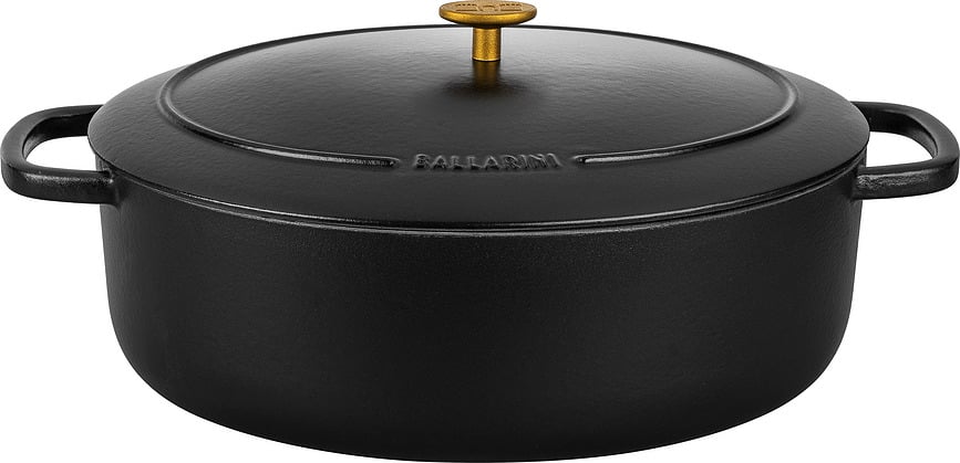 Bellamonte oval gryde 7,5 l, elfenben