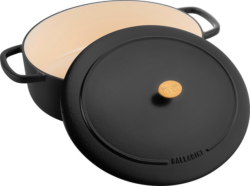 Bellamonte oval gryde 7,5 l, elfenben