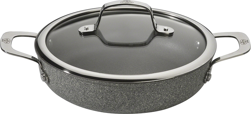 Frituurpan Salina Granitium 24 cm met handvatten inductie