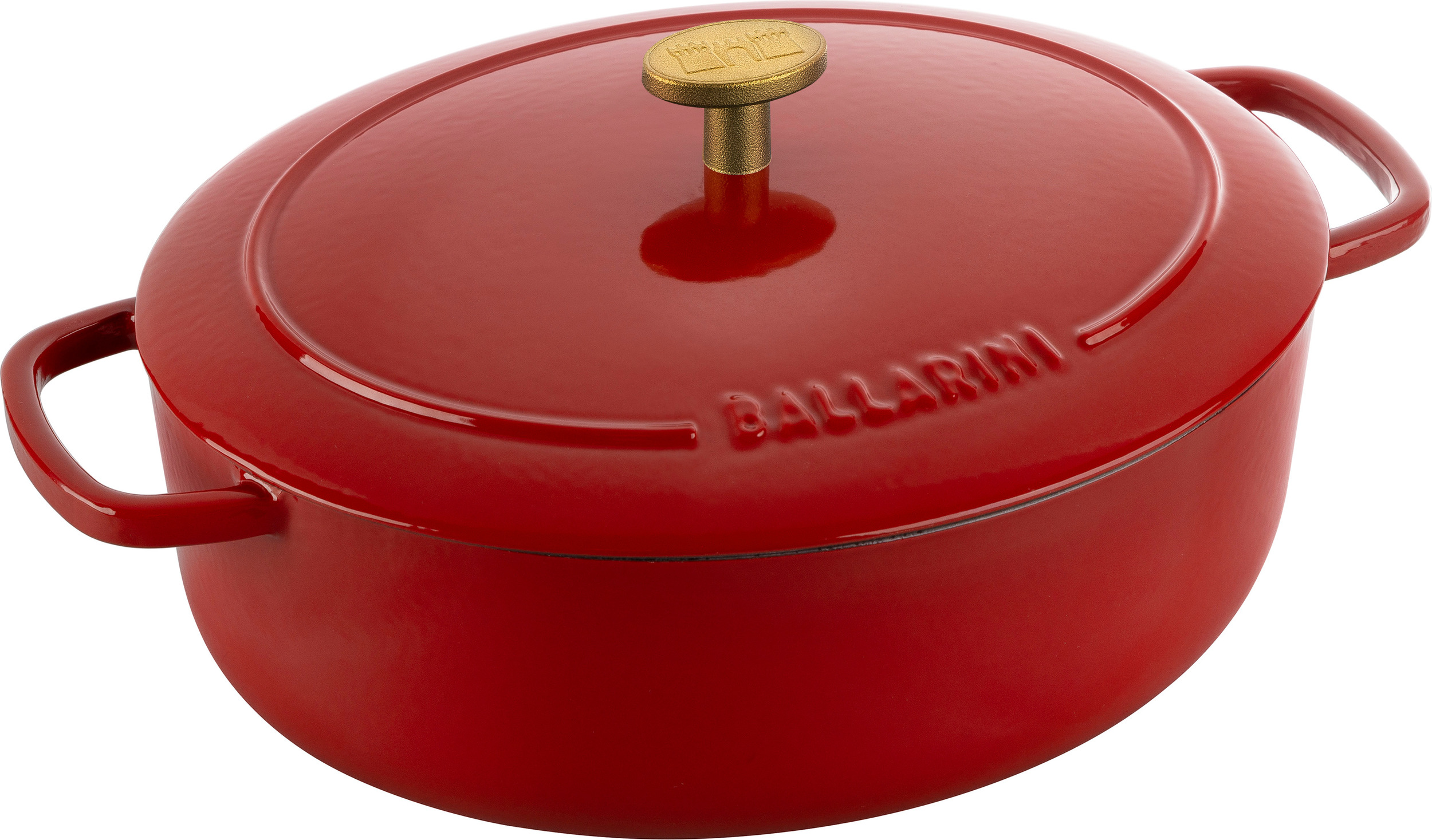 Garnek Bellamonte owalny 2,2 l czerwony