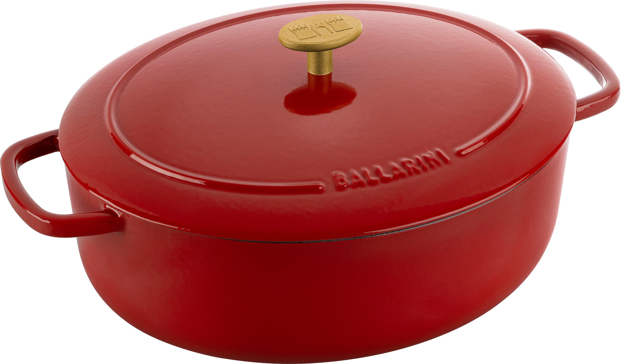 Garnek Bellamonte owalny 4,5 l czerwony