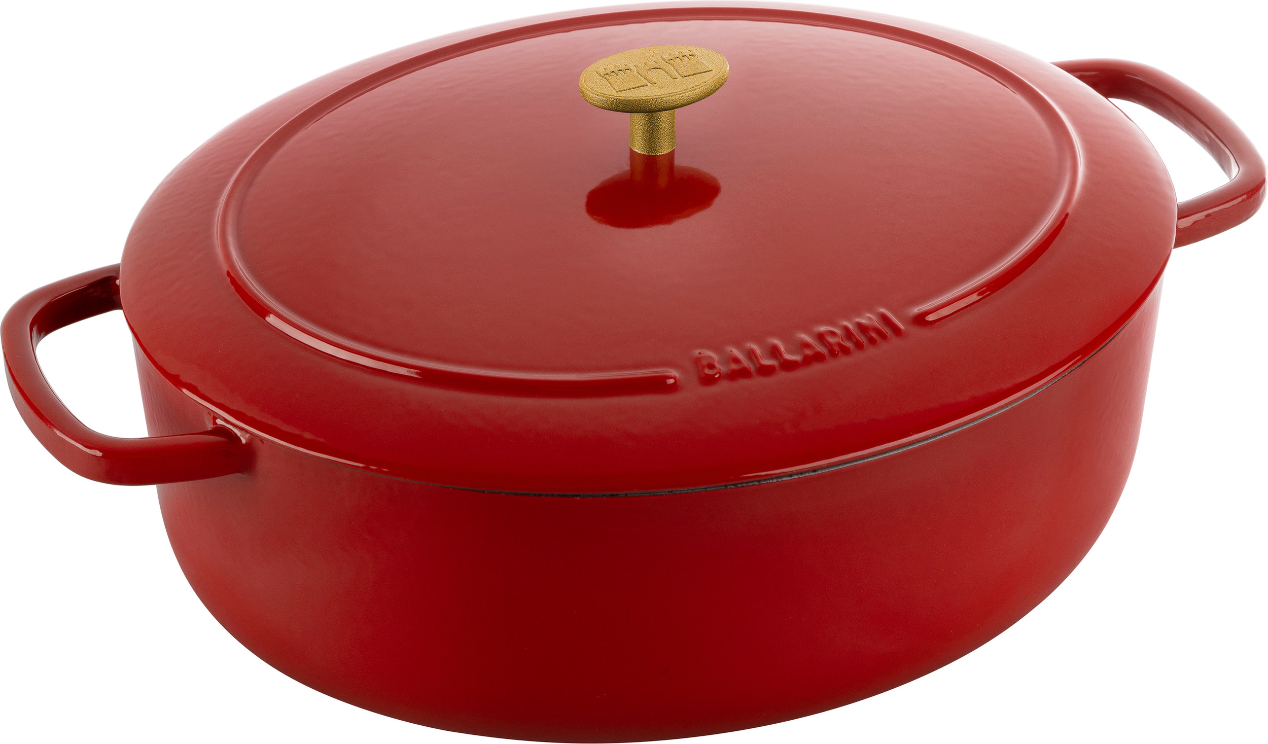 Garnek Bellamonte owalny 6,5 l czerwony