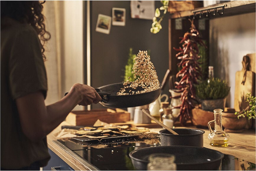 Sartenes y Cazo Torre, con mangos, 24 cm y 28 cm, Set de 6 piezas