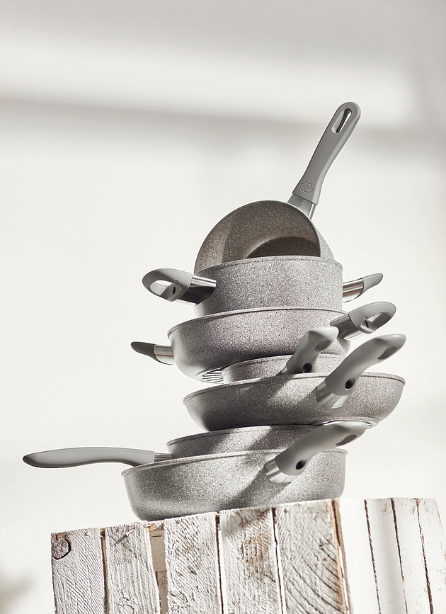 Murano Sauteuse avec poignées, 28 cm