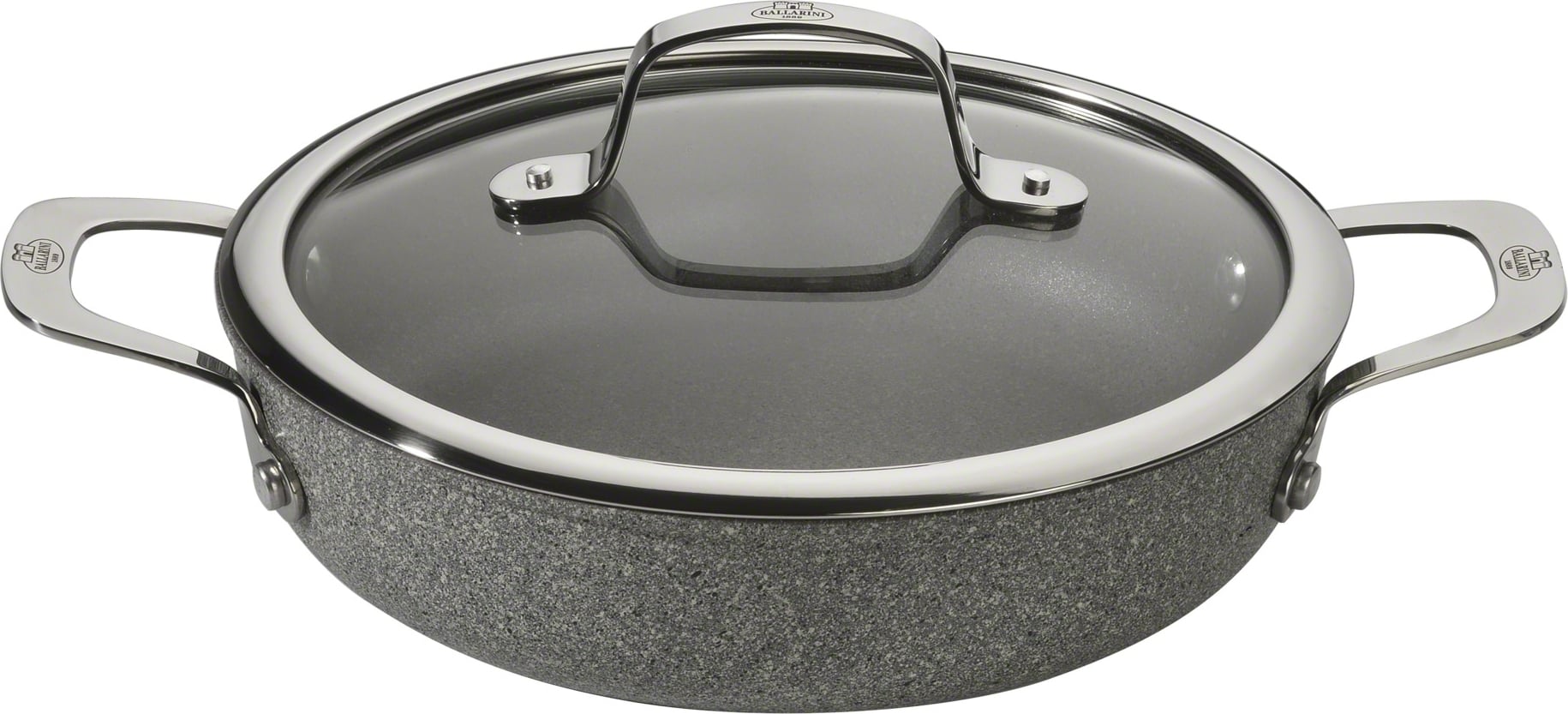 Salina Granitium Frittierpfanne 24 cm mit Haltegriffen Induktion